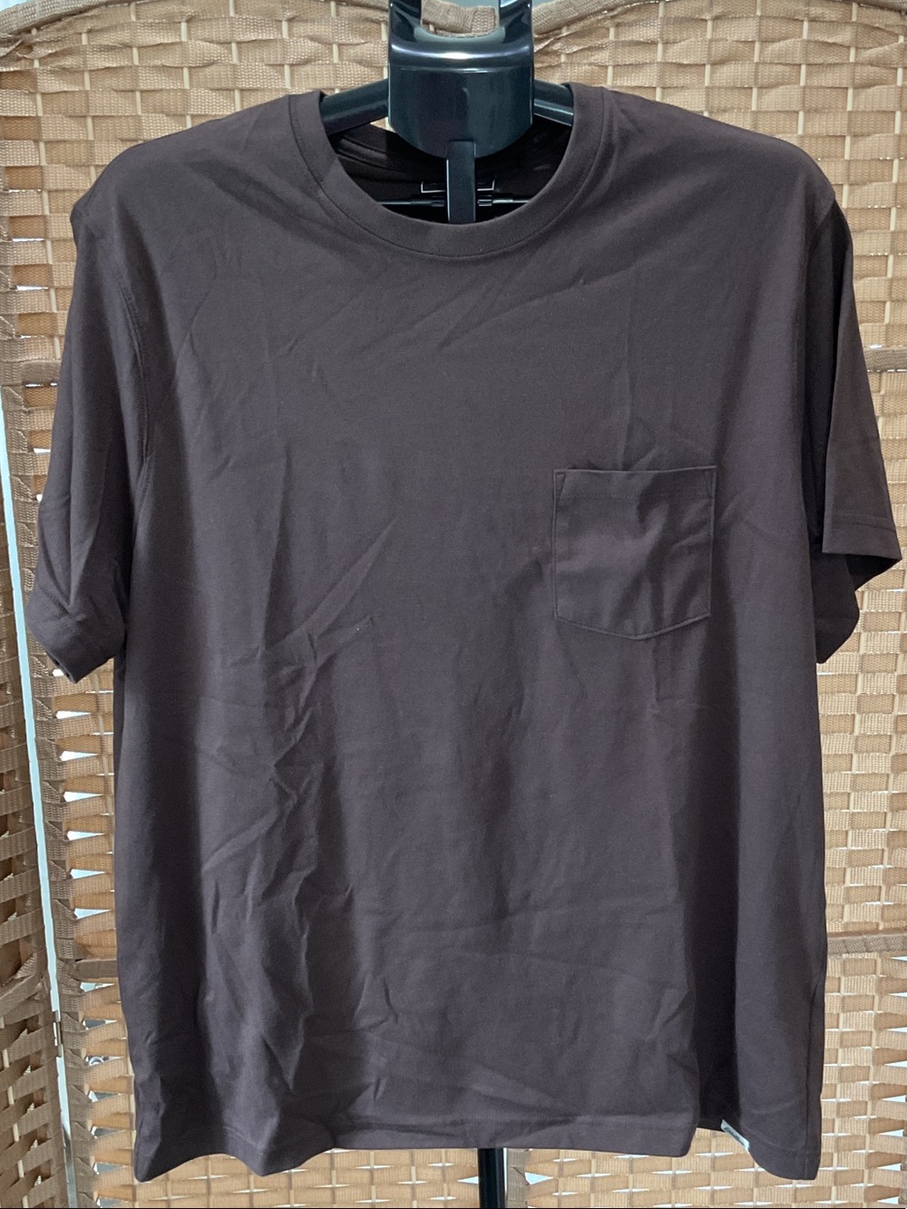 Eddie Bauer Men's Crewneck Pocket Tee - Dark Brown